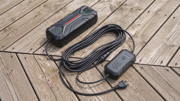 UV-C Klarwasser-Stick mit 3 m Kabel und Timer-Steuerbox, LED-Stufen leuchten nacheinander auf